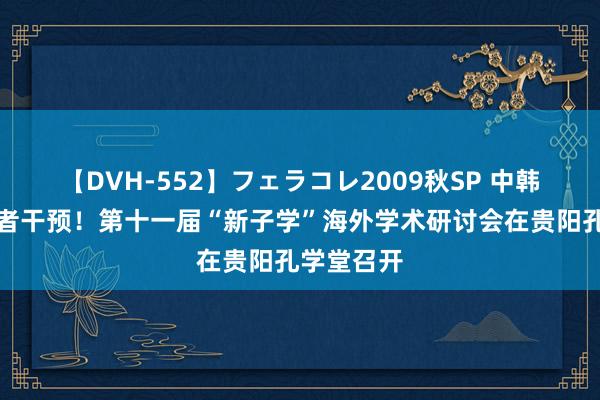 【DVH-552】フェラコレ2009秋SP 中韩百余名学者干预！第十一届“新子学”海外学术研讨会在贵阳孔学堂召开