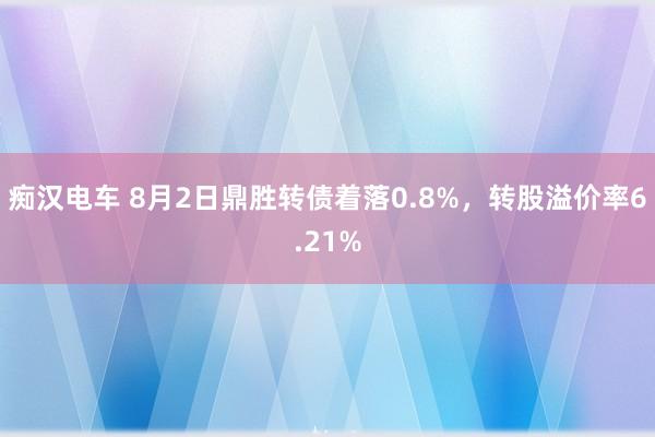 痴汉电车 8月2日鼎胜转债着落0.8%，转股溢价率6.21%