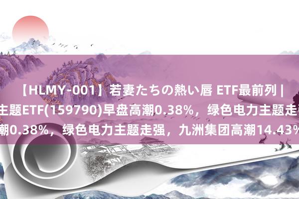 【HLMY-001】若妻たちの熱い唇 ETF最前列 | 中原中证内地低碳经济主题ETF(159790)早盘高潮0.38%，绿色电力主题走强，九洲集团高潮14.43%