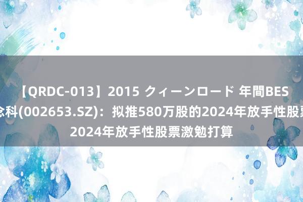 【QRDC-013】2015 クィーンロード 年間BEST10 海念念科(002653.SZ)：拟推580万股的2024年放手性股票激勉打算