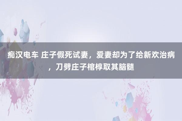 痴汉电车 庄子假死试妻，爱妻却为了给新欢治病，刀劈庄子棺椁取其脑髓