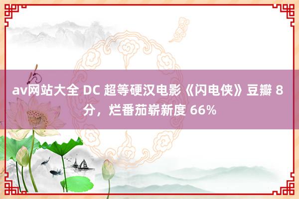 av网站大全 DC 超等硬汉电影《闪电侠》豆瓣 8 分，烂番茄崭新度 66%